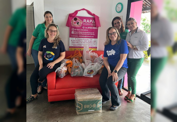 Unimed Andradina realiza doação de alimentos para a RAPAC